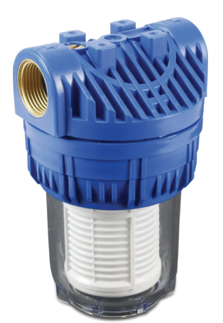 Complete 5" Inline Water Tank Feed Filter